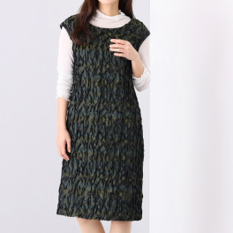 宮下織物 伝統美をまとう 上質オリジナルジャガード ワンピース