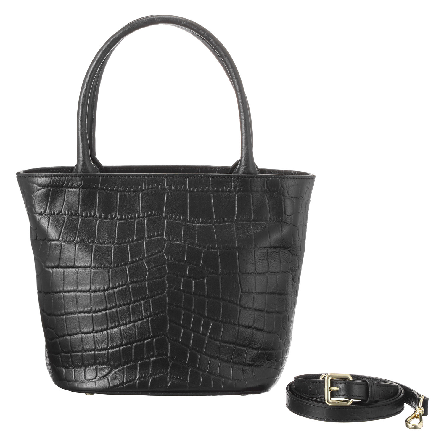 オリタタ 牛革クロコダイル型押し ２ウェイトートバッグ