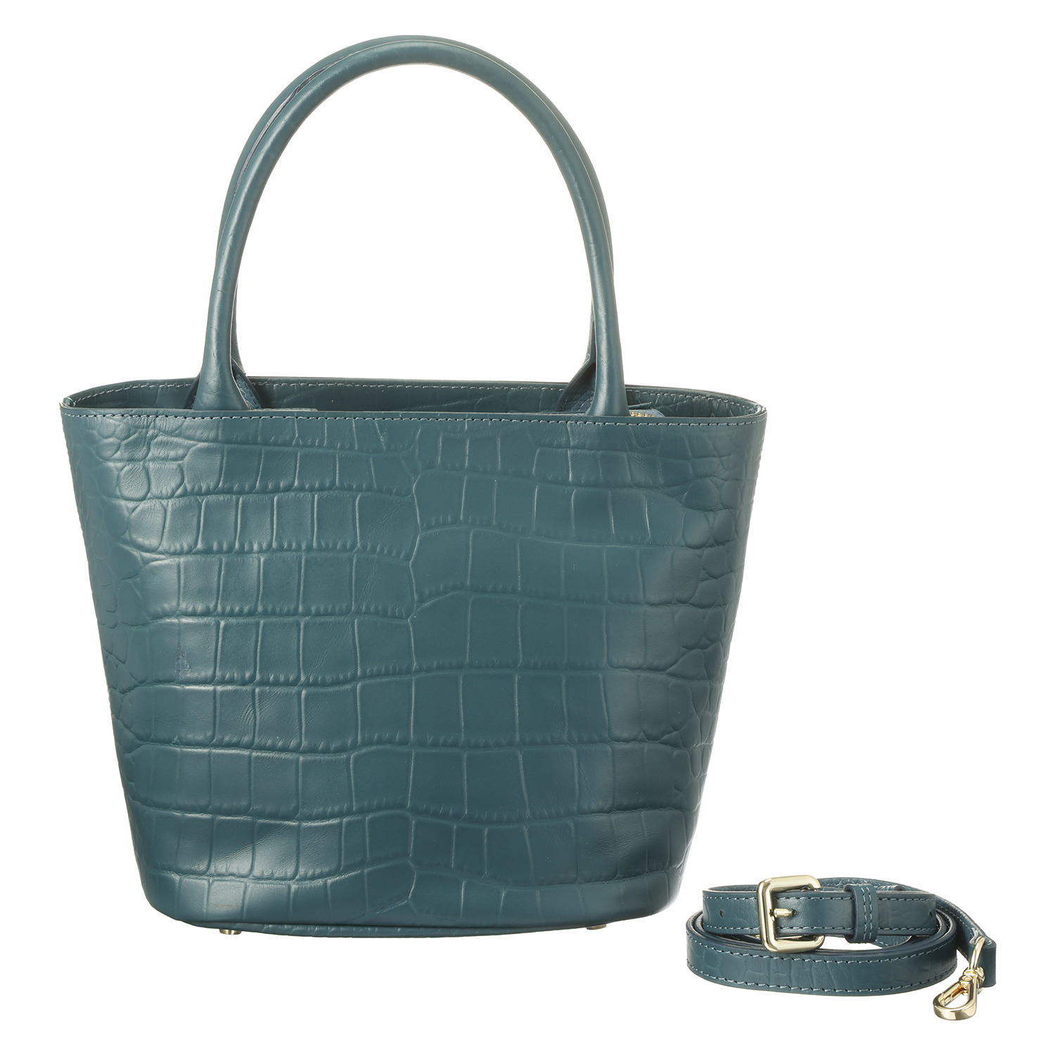 オリタタ 牛革クロコダイル型押し ２ウェイトートバッグ