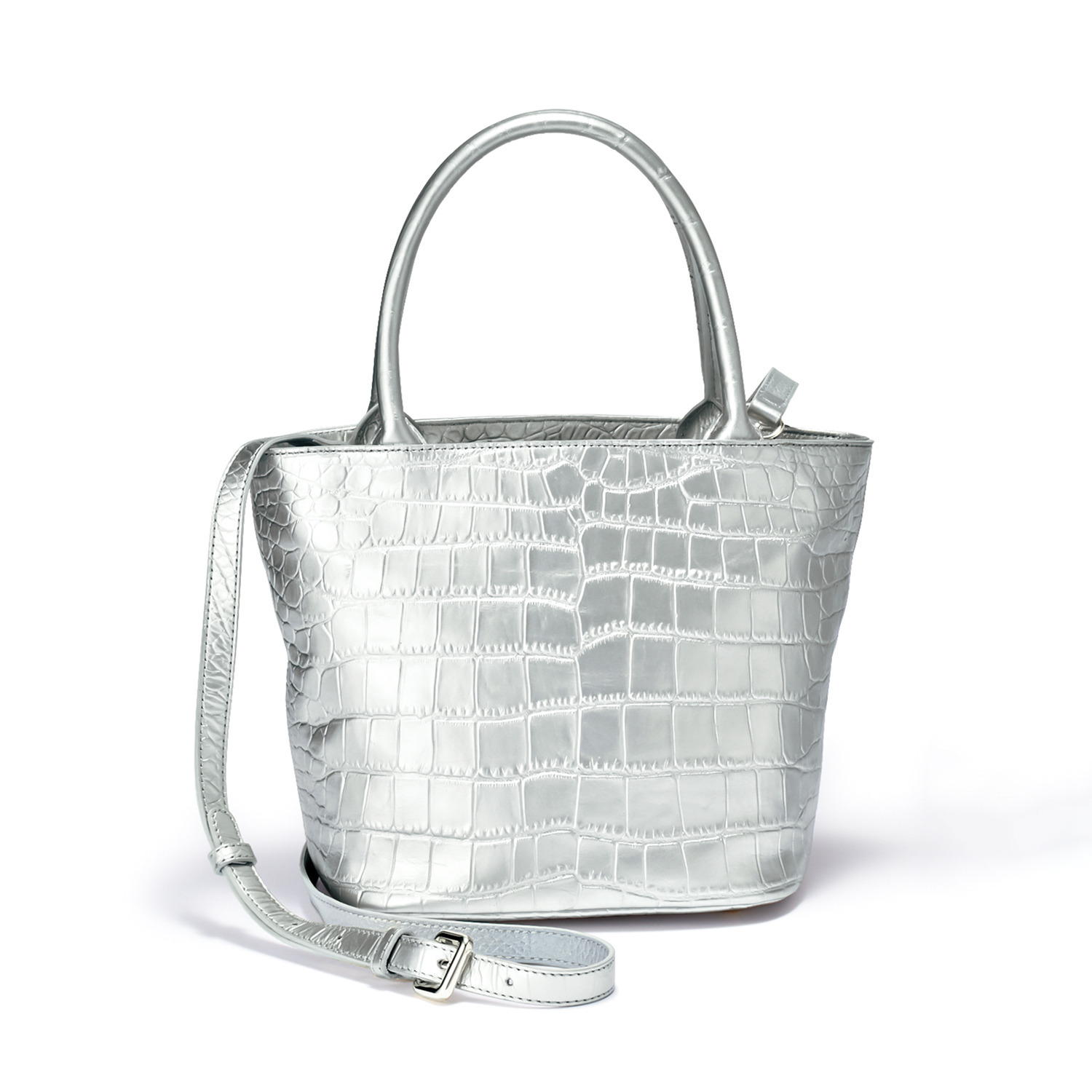 オリタタ 牛革クロコダイル型押し ２ウェイトートバッグ