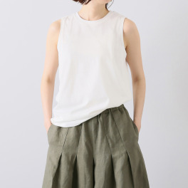 クレアデリス 毎日を快適に過ごせる 綿１００％ スリーブレスＴシャツ