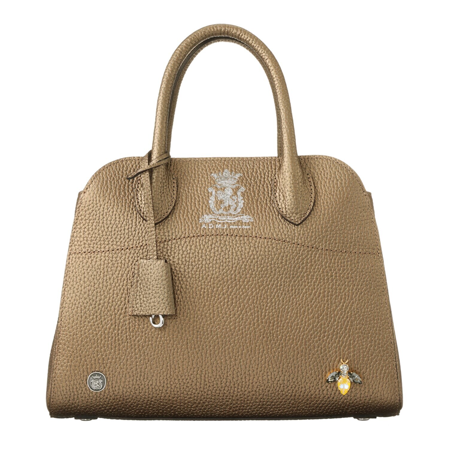 エーディーエムジェイ ショップチャンネル デビュー２０周年記念 ＴＨＥ　ＢＥＥ 牛革シュリンク型押し トートバッグ