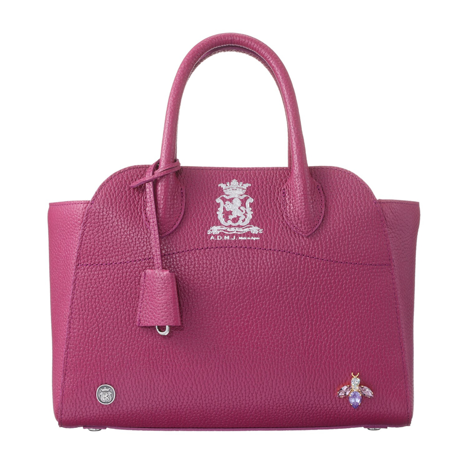 エーディーエムジェイ ショップチャンネル デビュー２０周年記念 ＴＨＥ　ＢＥＥ 牛革シュリンク型押し トートバッグ