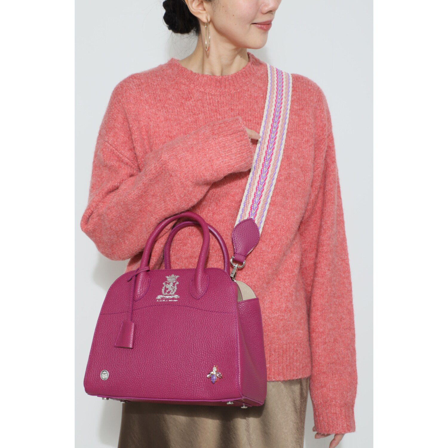 エーディーエムジェイ イタリアンテープ使用 ストラップ