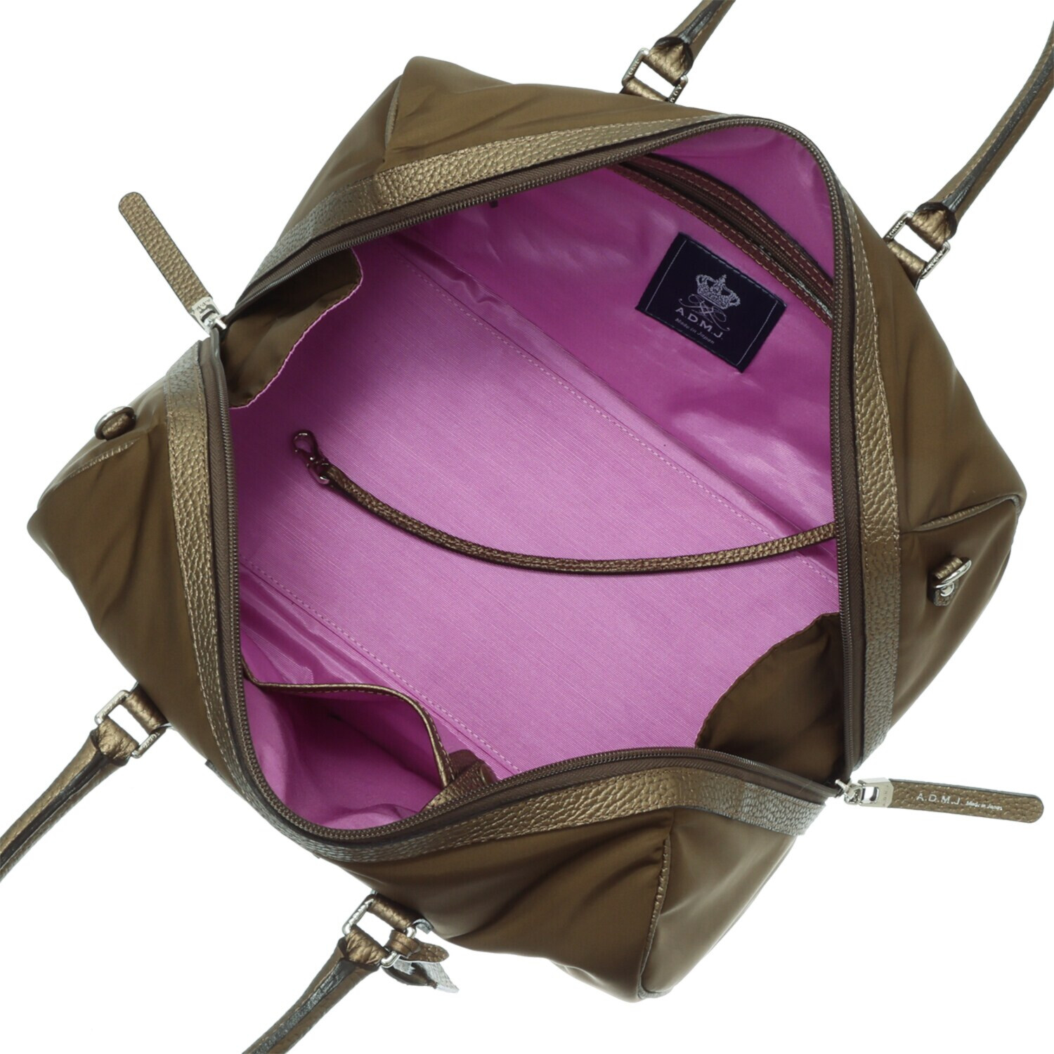 エーディーエムジェイ はっ水 イタリアンナイロン ダッフルバッグ ファッション用グラス付