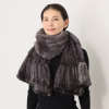 ミンクヤーン 大判ストール