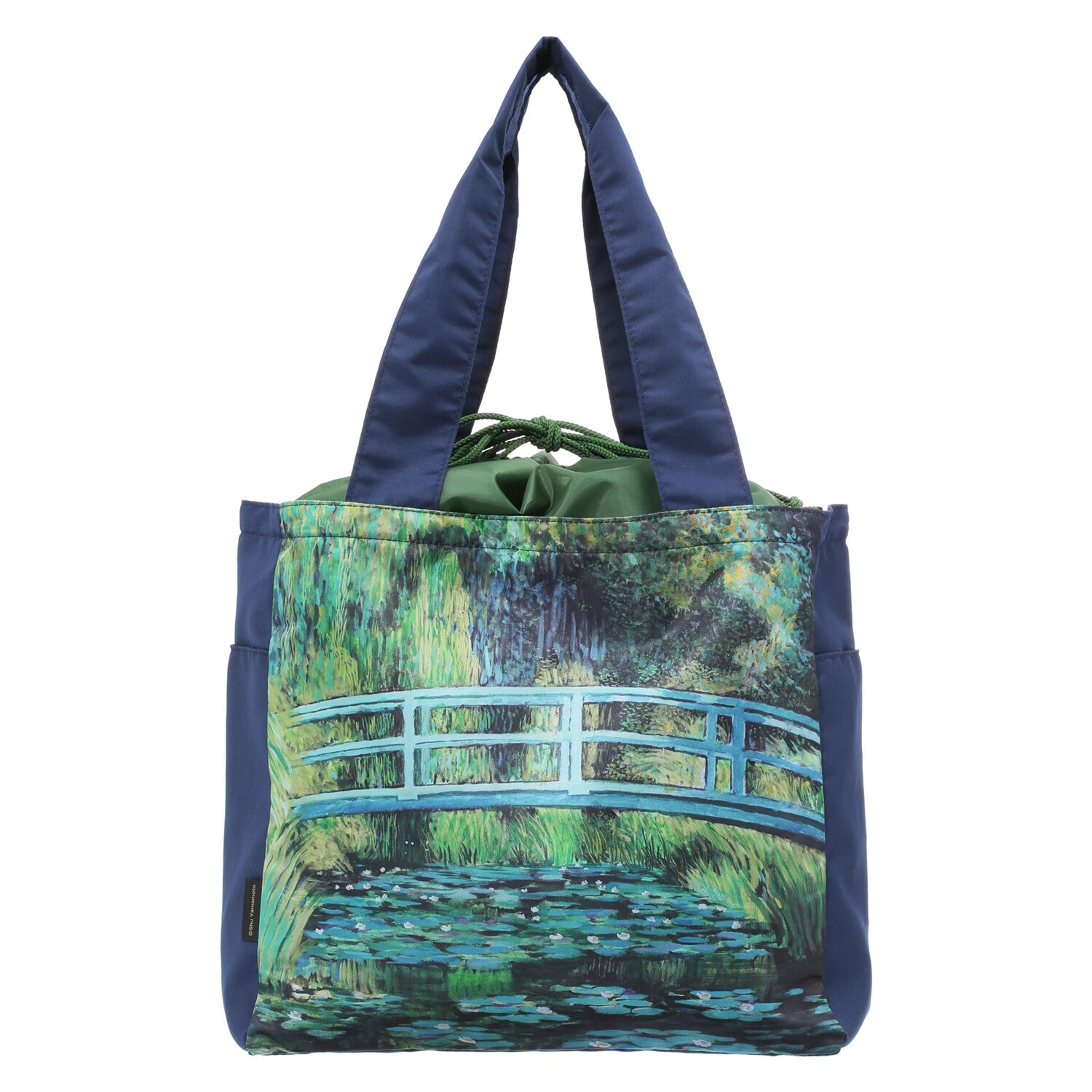 キャットアート ポケッタブル ショッピングトートバッグ