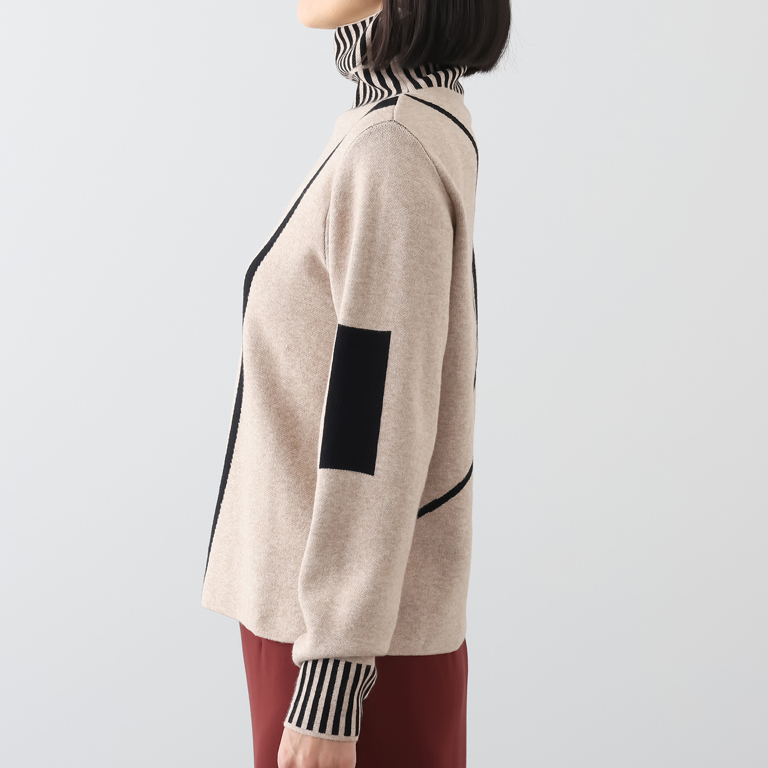 アンドフィールド ランダムライン トップス