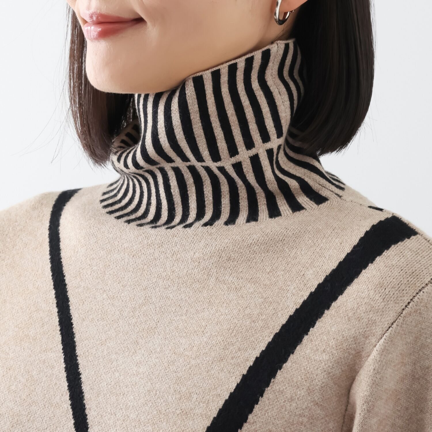 アンドフィールド ランダムライン トップス