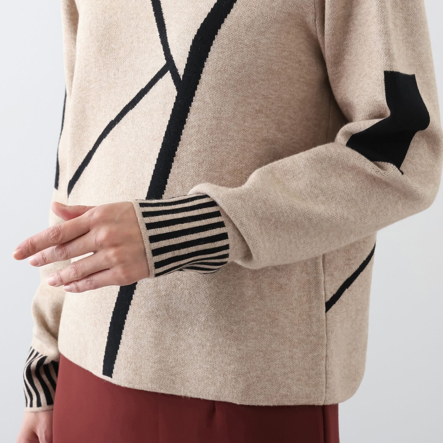 アンドフィールド ランダムライン トップス