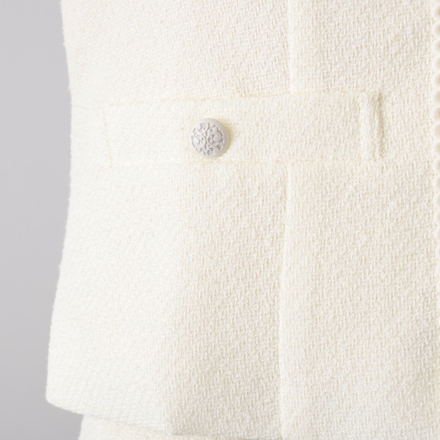 ミューリエ 余白のある上品さを演出 グレースフル ツイードジャケット