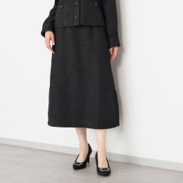 ミューリエ 余白のある上品さを演出 グレースフル ツイードスカート