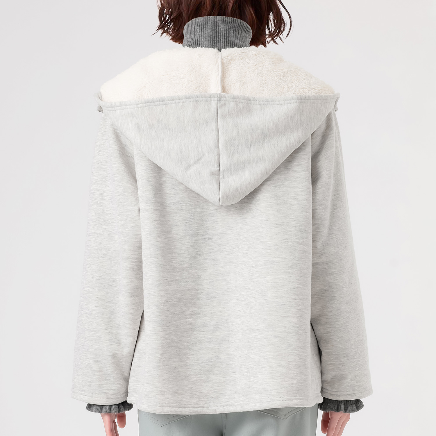 エムエムオー 風を通しにくい あったか裏ボア フード付アウター