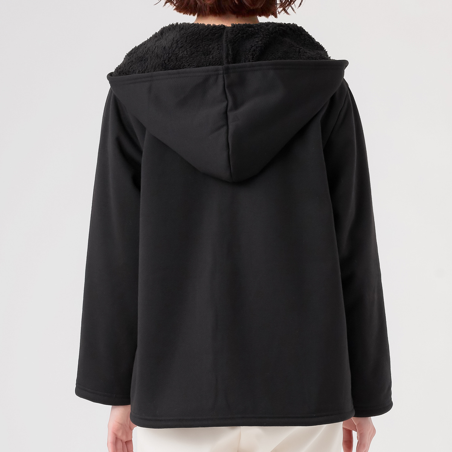 エムエムオー 風を通しにくい あったか裏ボア フード付アウター