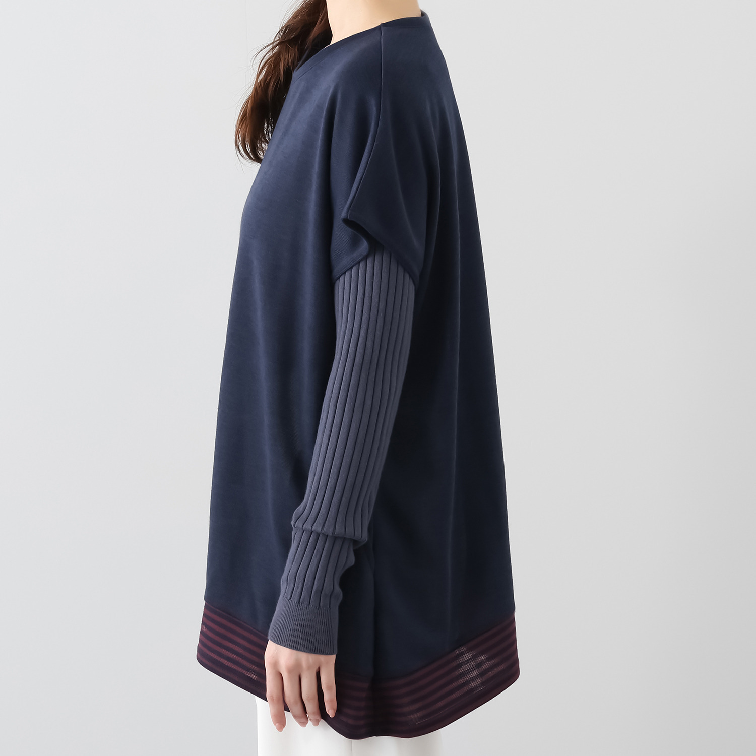 ダジュール ボーダー切替 デザインベスト