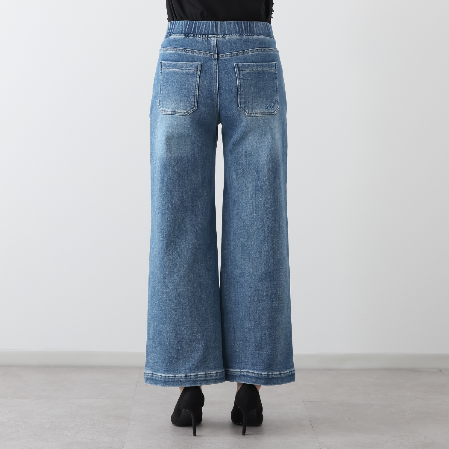 ダジュール 裏起毛 デニムパンツ