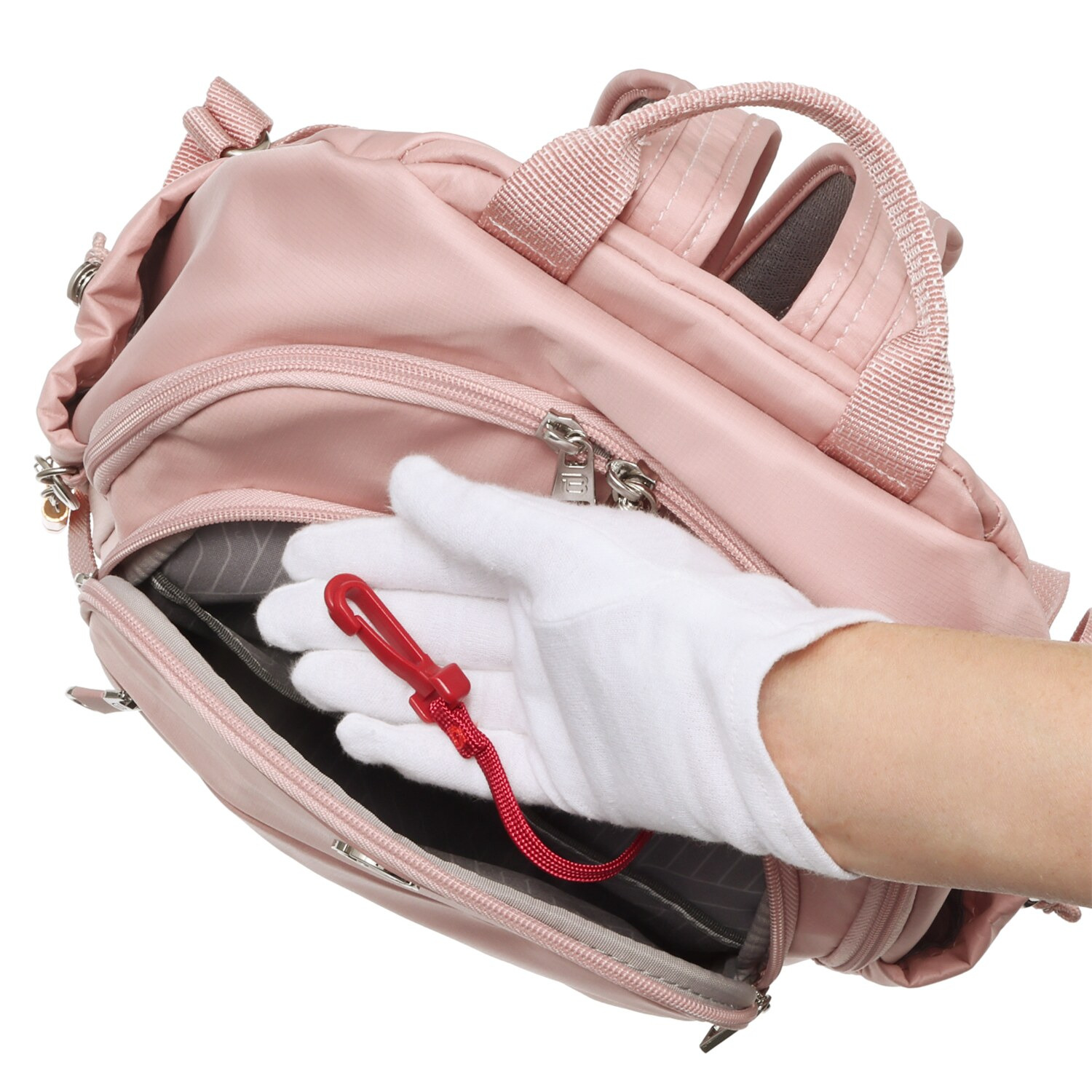 ビサイユ はっ水 “ヌートピア” ソフトスクエアリュック