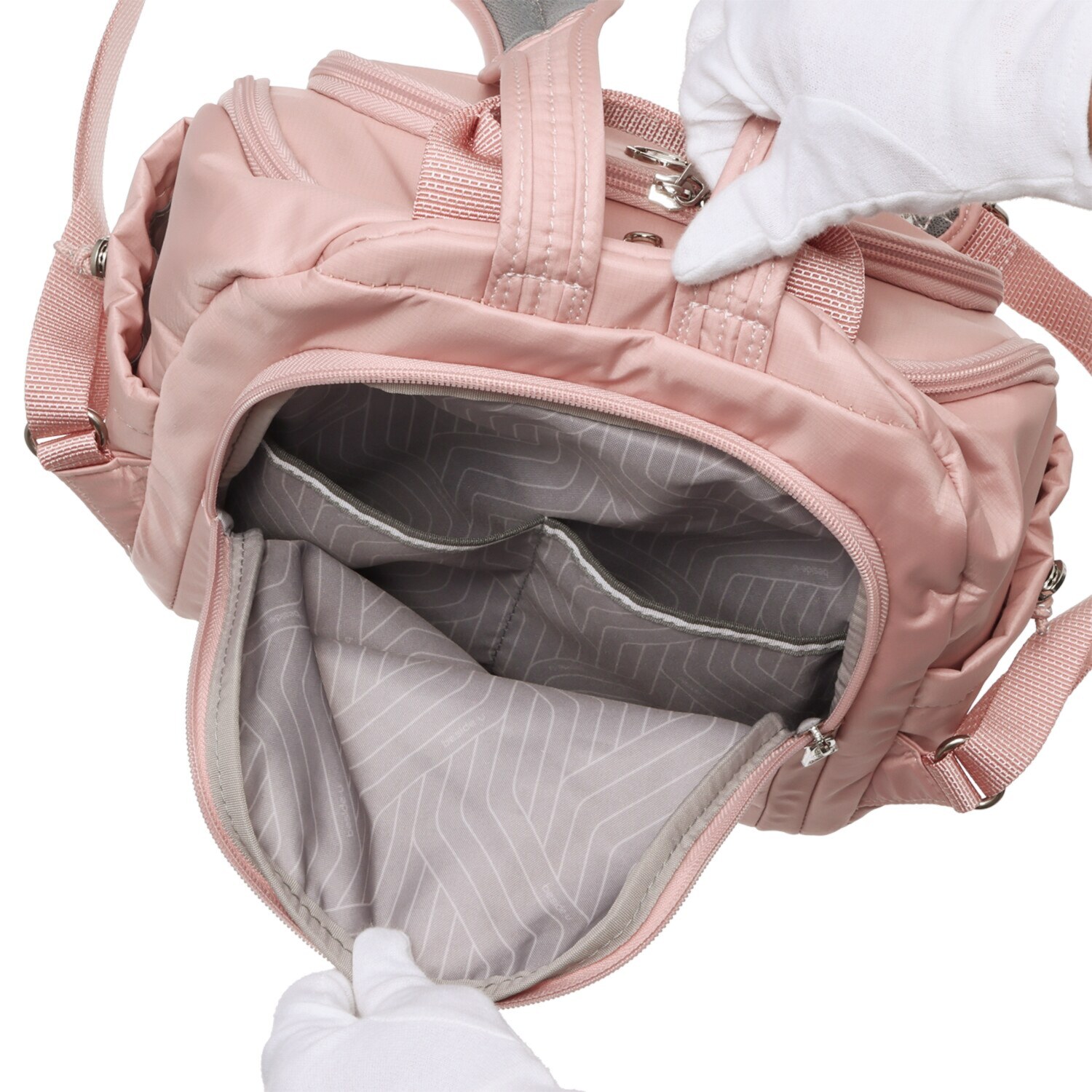 ビサイユ はっ水 “ヌートピア” ソフトスクエアリュック