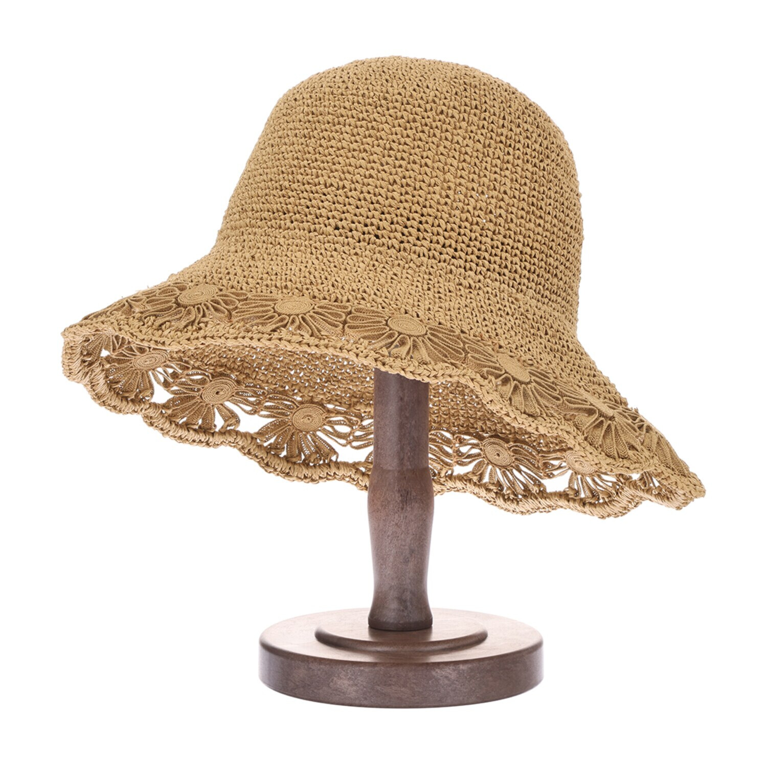 ジョナータ フラワーモティーフ 細手編み クローシュ