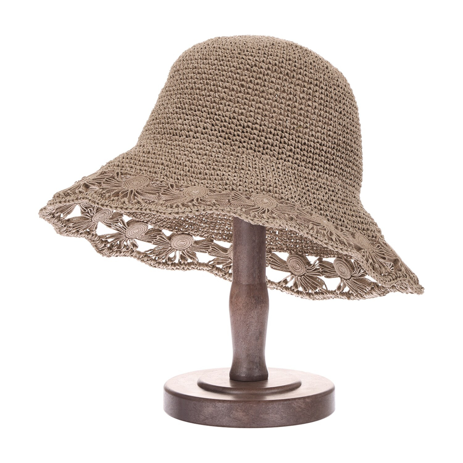 ジョナータ フラワーモティーフ 細手編み クローシュ