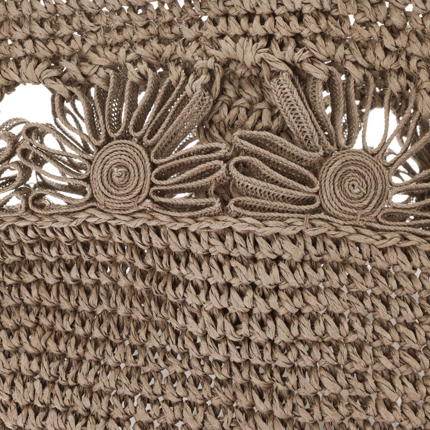 ジョナータ フラワーモティーフ 細手編み トートバッグ