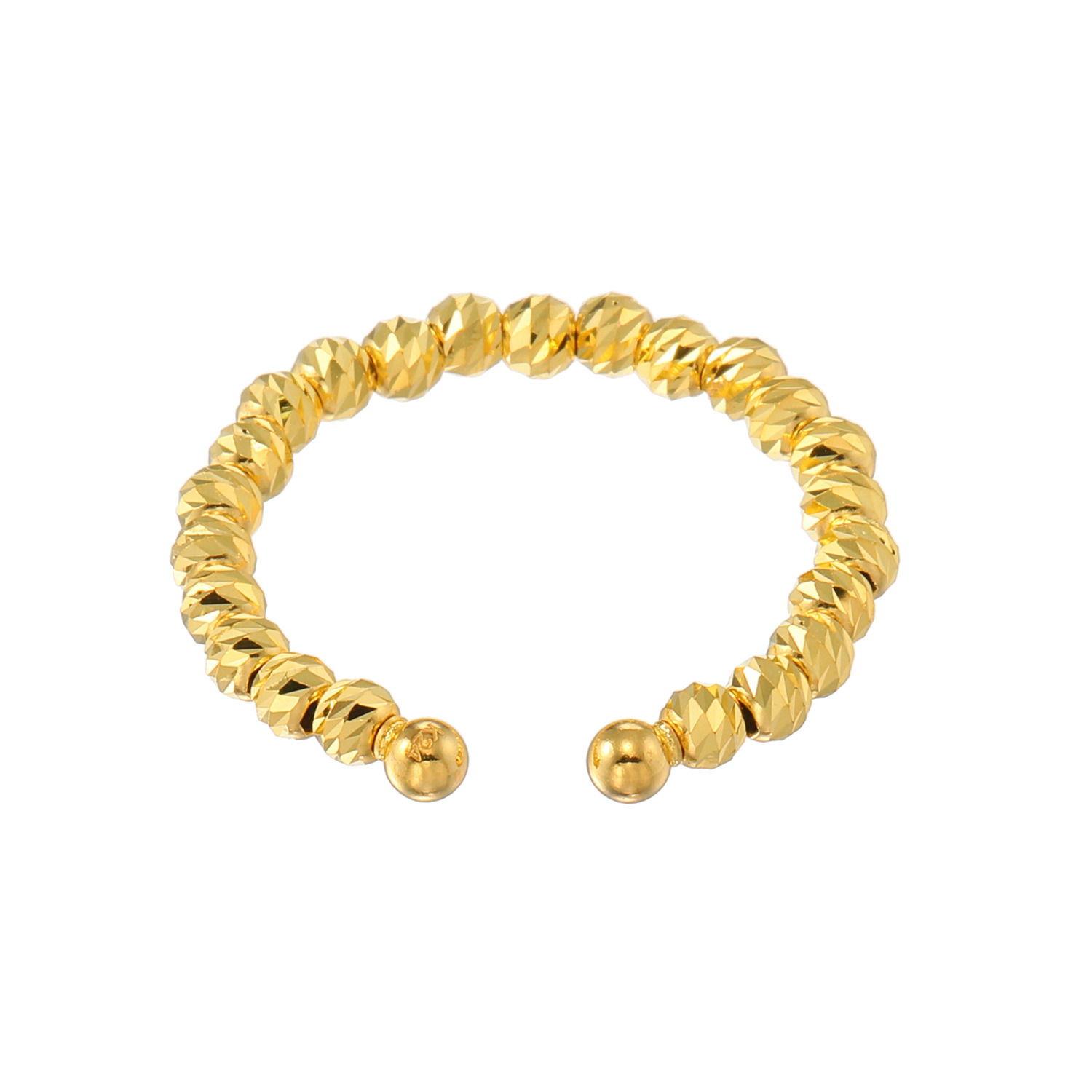 オール　ブランシュ 純金 ヴィーナスカット フレキシブルリング