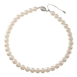 プレミアムパール 泉州の職人技 １０ｍｍＵＰ 貝パール プリンセスネックレス