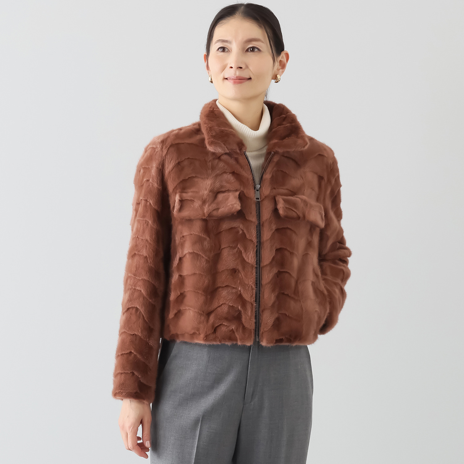 ミンクブルゾン