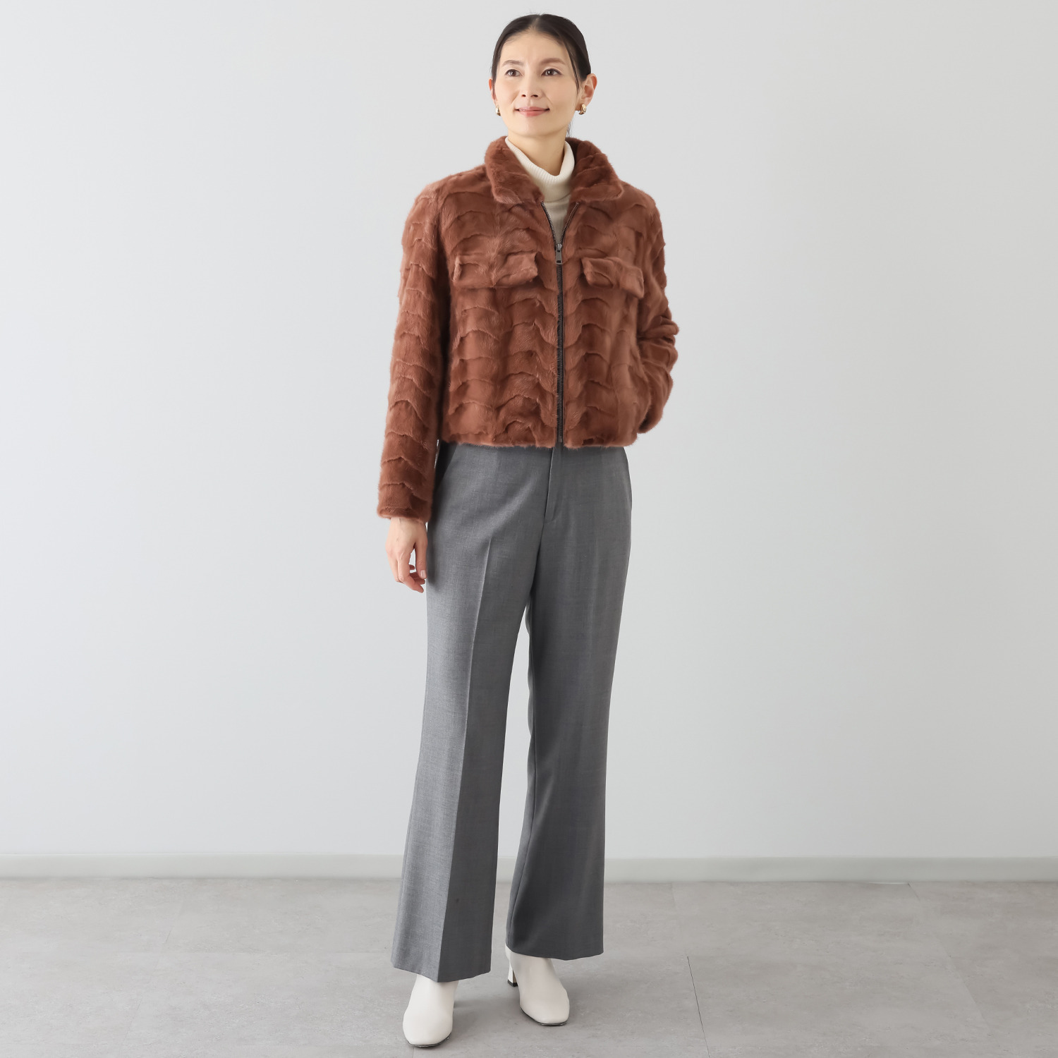 ミンクブルゾン