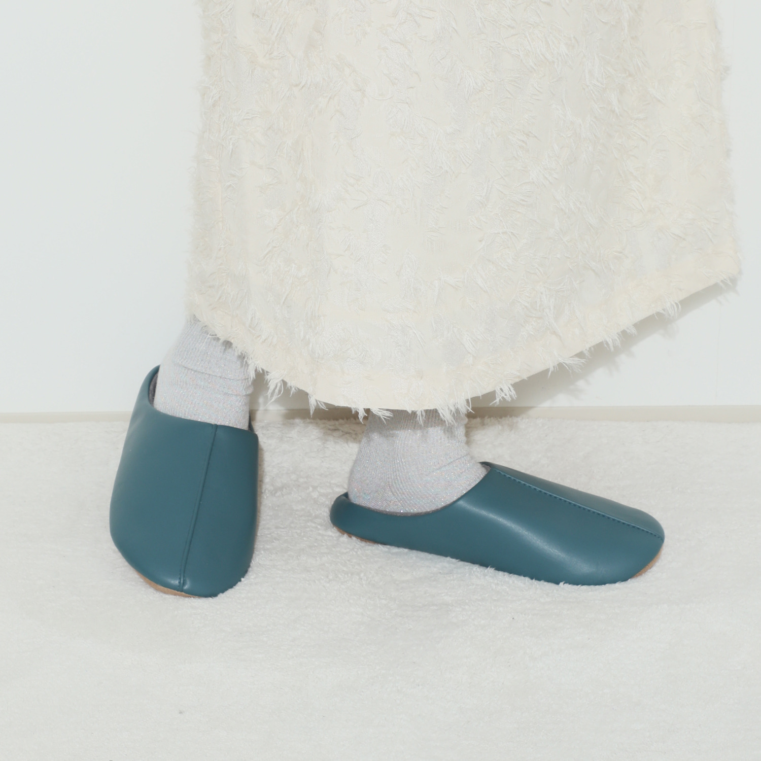 ファス　プロジェクト レザー調 チャールススリッパ ＜Ｍ＞