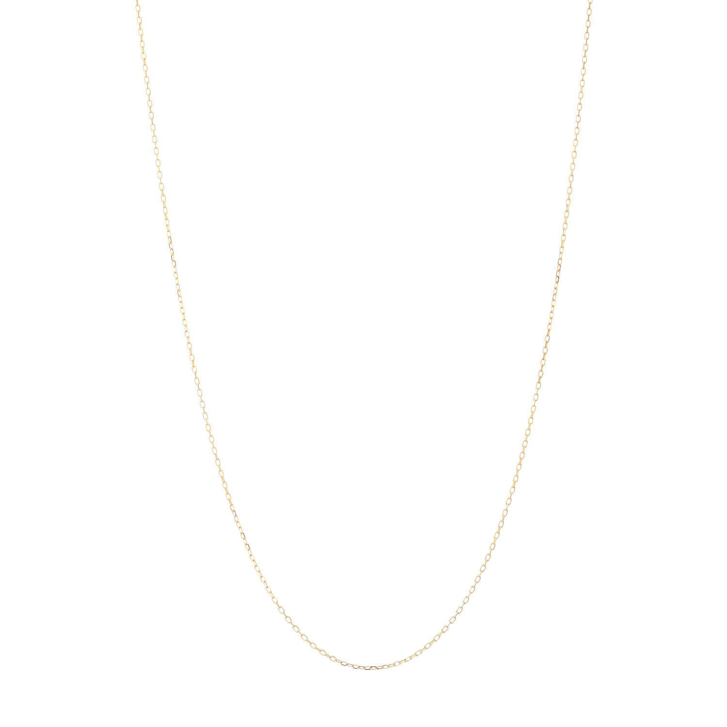 チェルカーレ １８Ｋ 懐中時計モティーフ付 ケーブルチェーン ロングネックレス