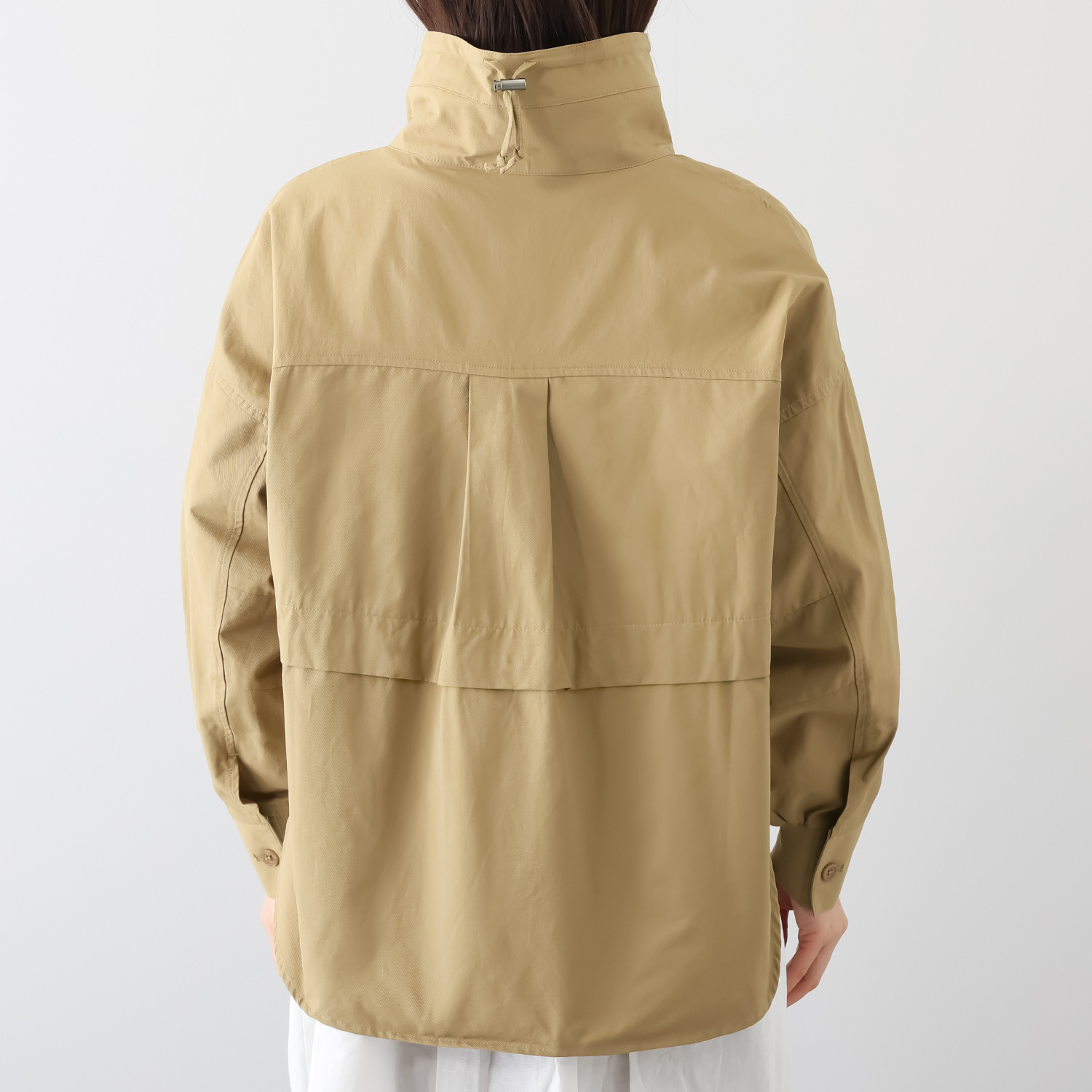 ヨーコモリモト ボリュームネック デザインブルゾン