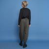 ヨーコモリモト 接触冷感 大人にちょうど良い 旬なバレルシルエットで スタイルカバーパンツ