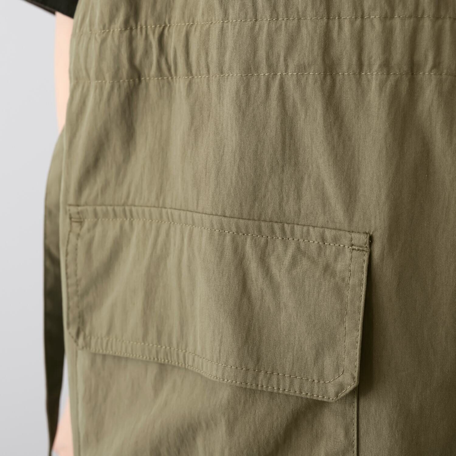 ヨーコモリモト ロング丈で スタイルアップ＆カバー カジュアルデザインベスト