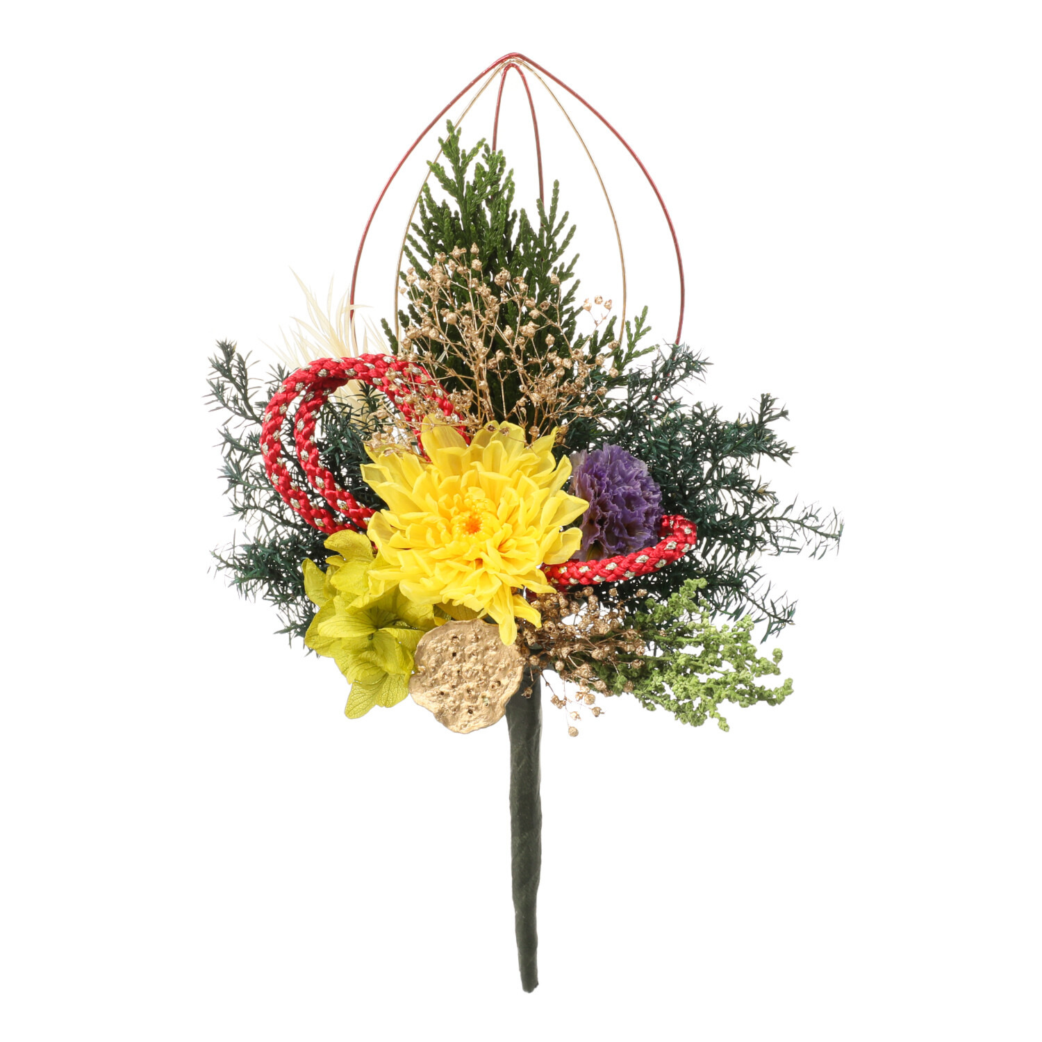 アトリエ・モノ プリザーブドフラワー 想いを紡ぐ心結び 華供花 ＜葉月盆灯華＞