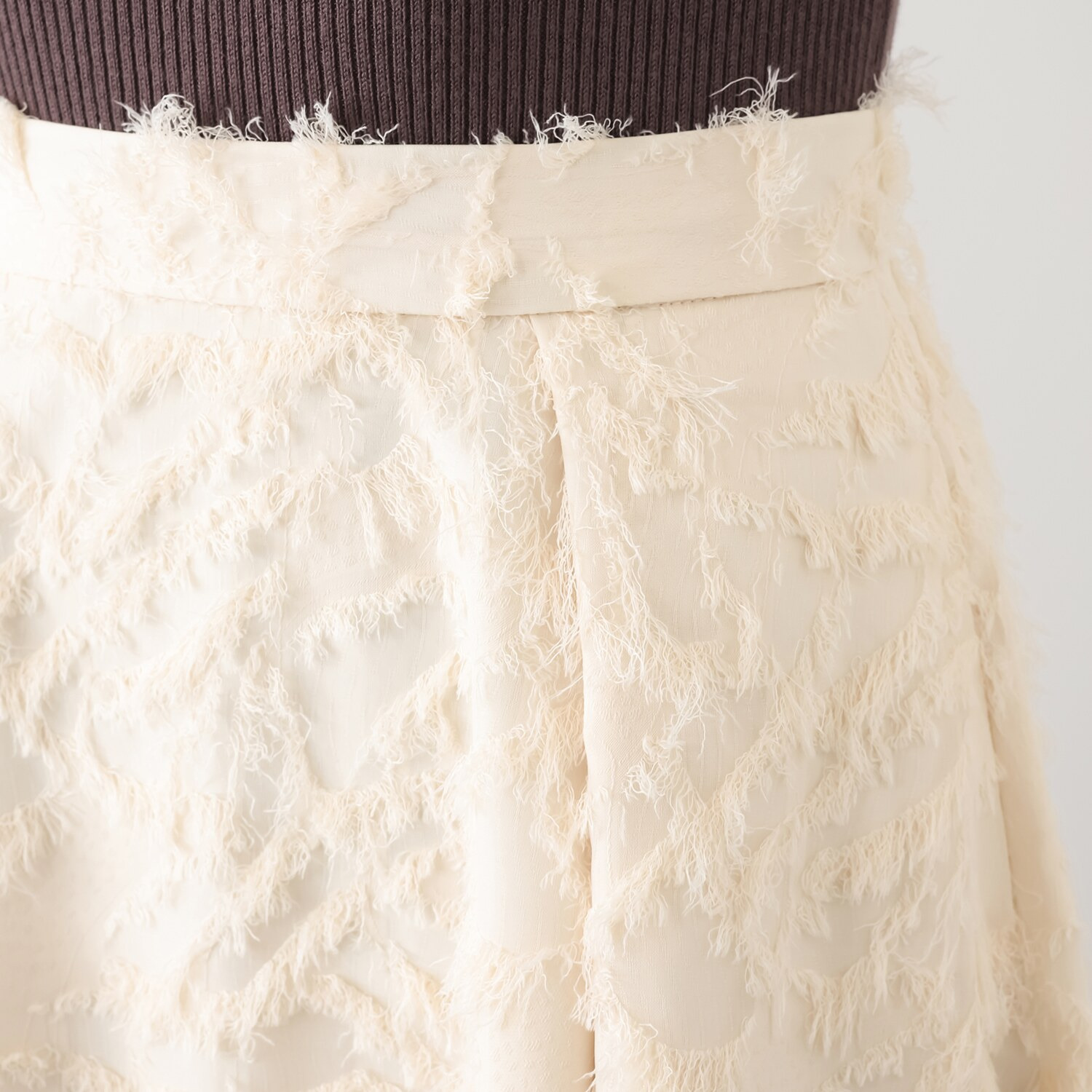 シック　バイ　ネイチャー カットジャガード フレアースカート