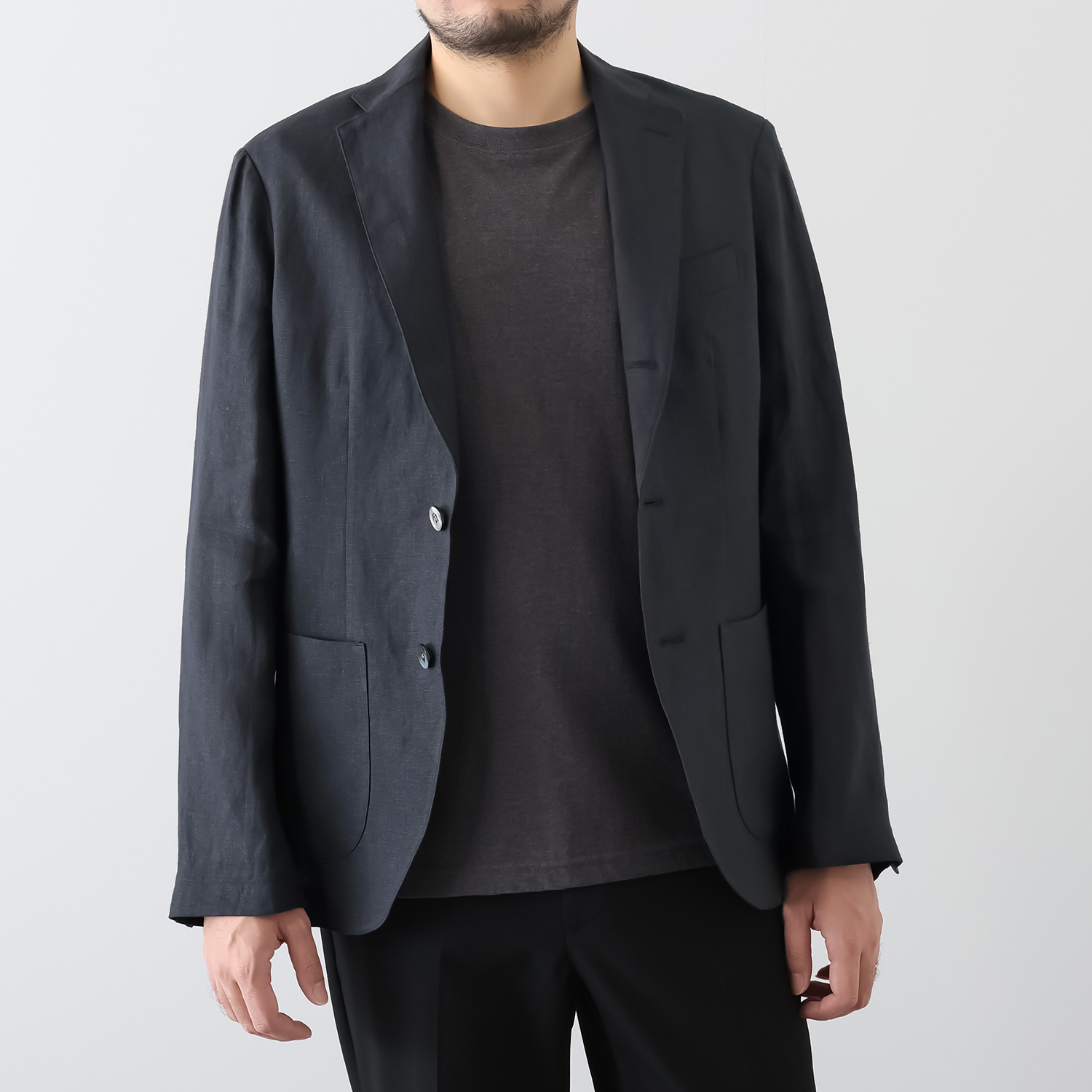 メリオン フランス・ ノルマンディー産 プラチナプレミアムリネン 立体シルエット テーラードジャケット ＜メンズ＞