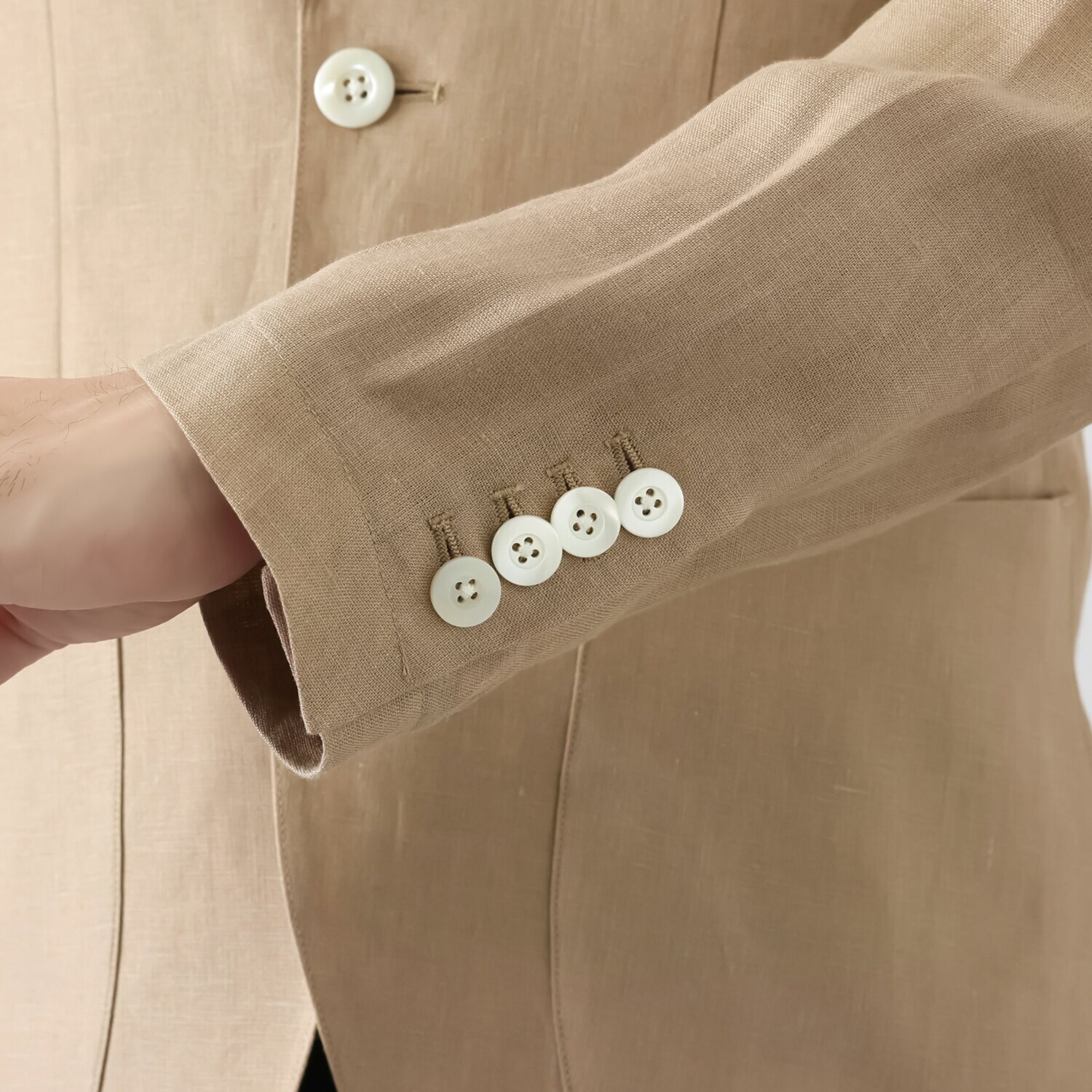 メリオン フランス・ ノルマンディー産 プラチナプレミアムリネン 立体シルエット テーラードジャケット ＜メンズ＞