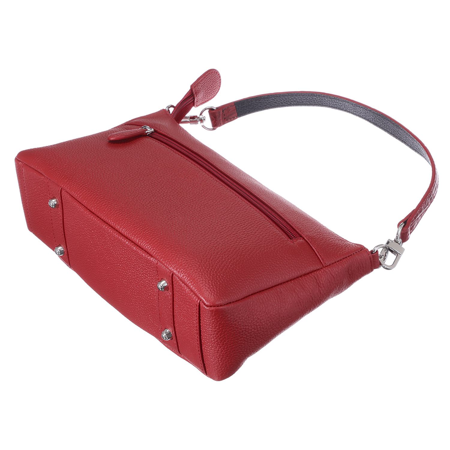 アランチャ クロコ使いリーフデザイン ２ウェイ ショルダーバッグ