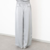 アンドスピカ リラックススタイル ワイドサテンパンツ