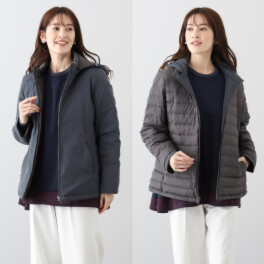ダジュール リバーシブル ダウンジャケット