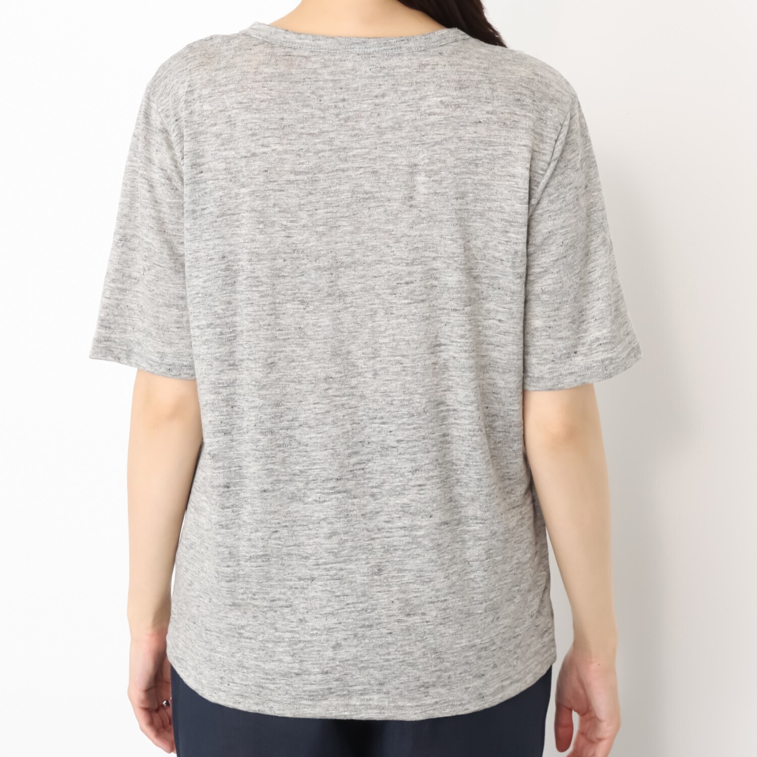 亀　恭子セレクト！ シャルルポ 日本製 トスコ社製 リネン１００％生地使用 カットソープルオーバー