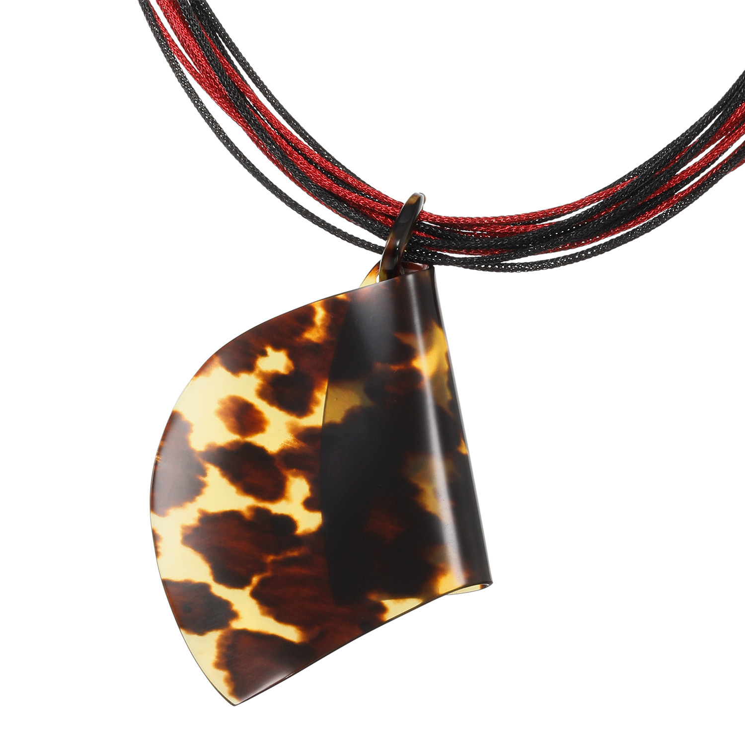 べっこう堂 本べっ甲茨布＆無地 折り曲げトップ コードペンダント