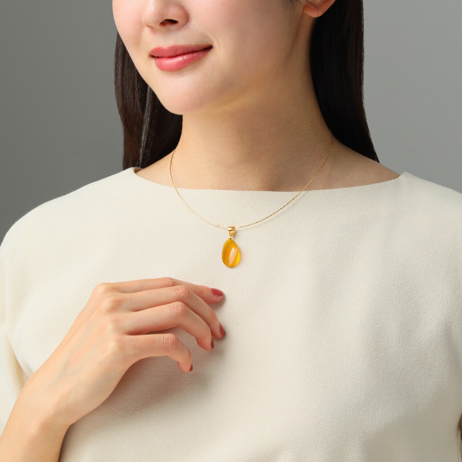 べっこう堂 シルバー 本べっ甲白甲 えぐりペンダント