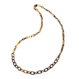 べっこう堂 本べっ甲茨布＆無地 チェーンネックレス