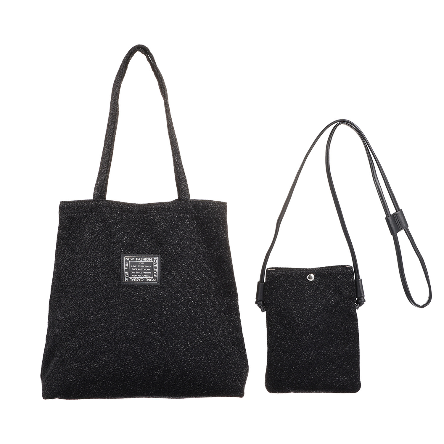 ラルジュ トートはたたんで ポシェットに収納！ バッグ２点セット