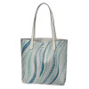 ラルジュ 波柄 リバーシブル　軽量 Ａ４トートバッグ