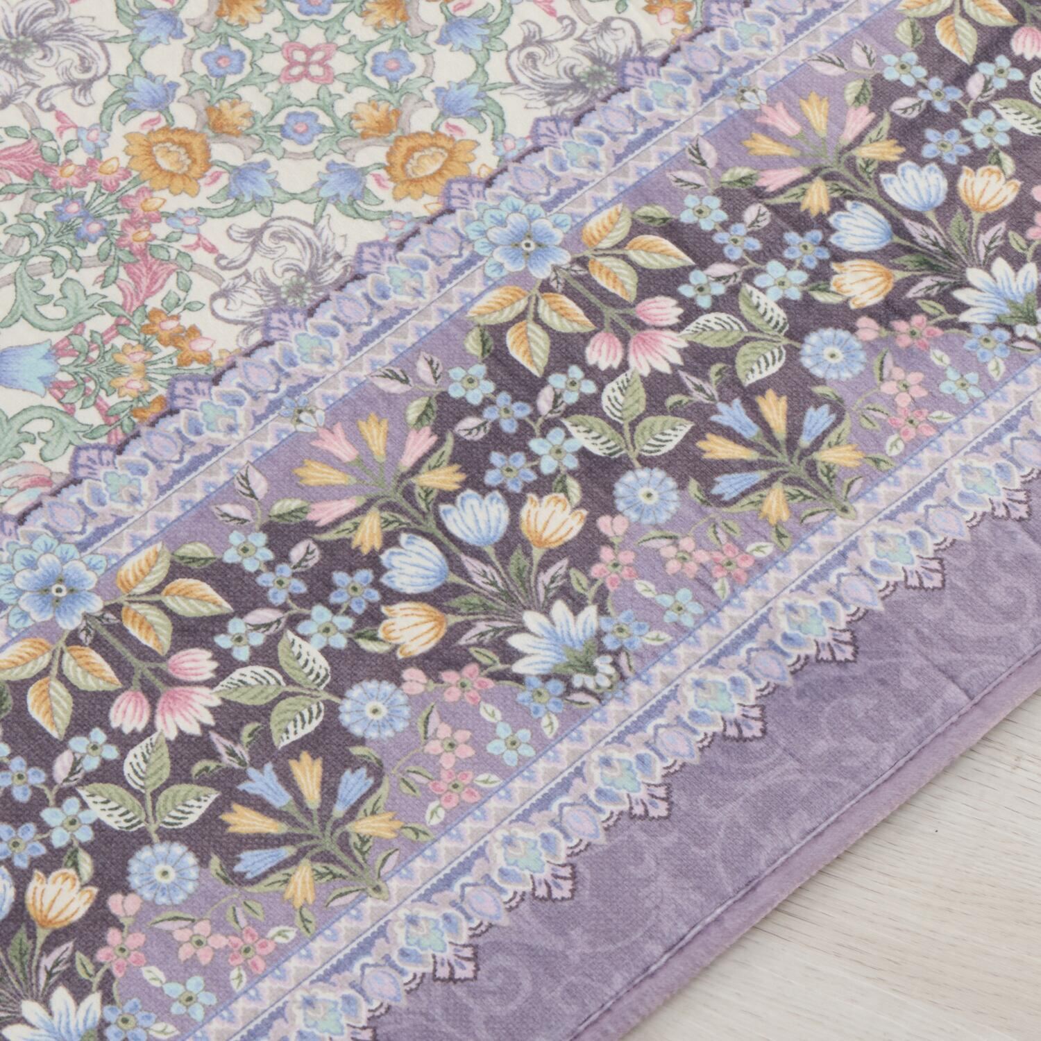 大津毛織 洗える・軽量・コンパクト スーパーファインペイント やわらかカーペット ＜楕円長方形＞