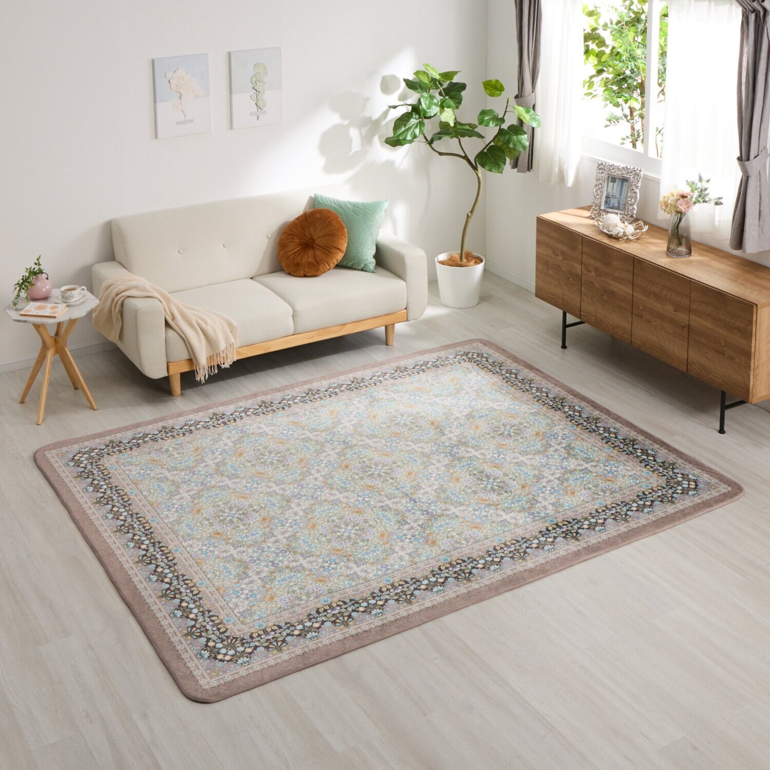 大津毛織 洗える・軽量・コンパクト スーパーファインペイント やわらかカーペット ＜長方形＞