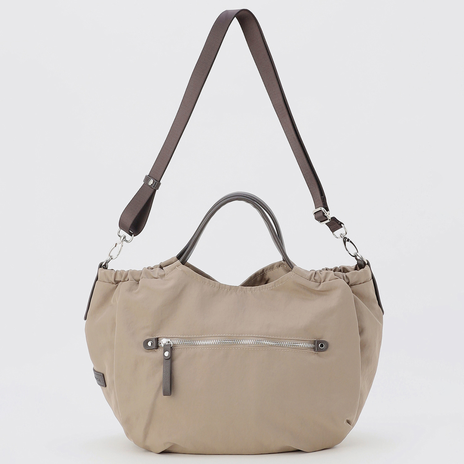 モニカ サイドギャザー ２ウェイトートバッグ ＜Ｍ＞